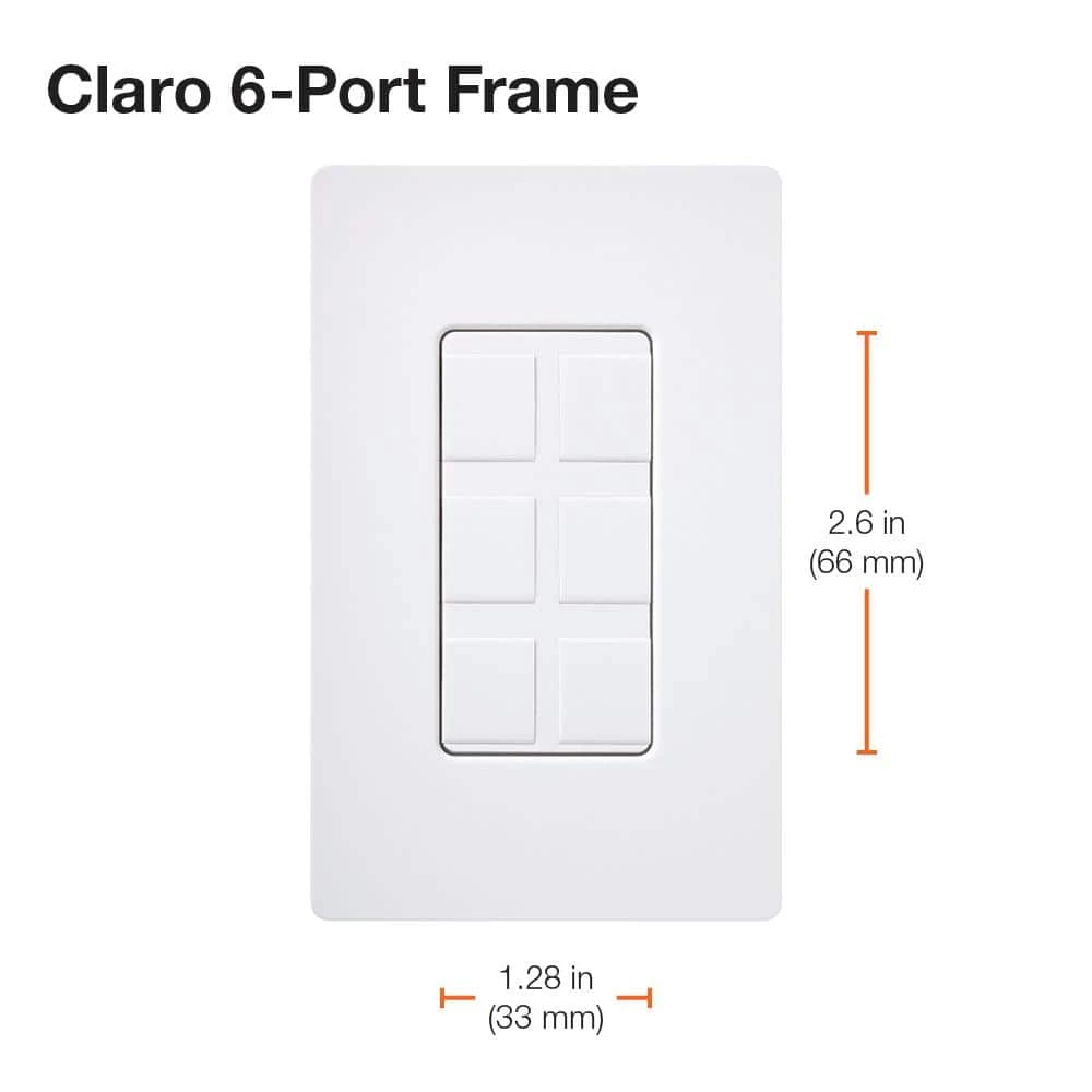 Black 1-Gang Coaxial;Data Jack;Ethernet;Phone Jack Wall Plate (1-Pack) by Lutron - Image 5