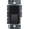 Diva LED+ Dimmer Switch for Dimmable LED, Halogen and Incandescent Bulbs, Single-Pole or 3-Way, Black by Lutron