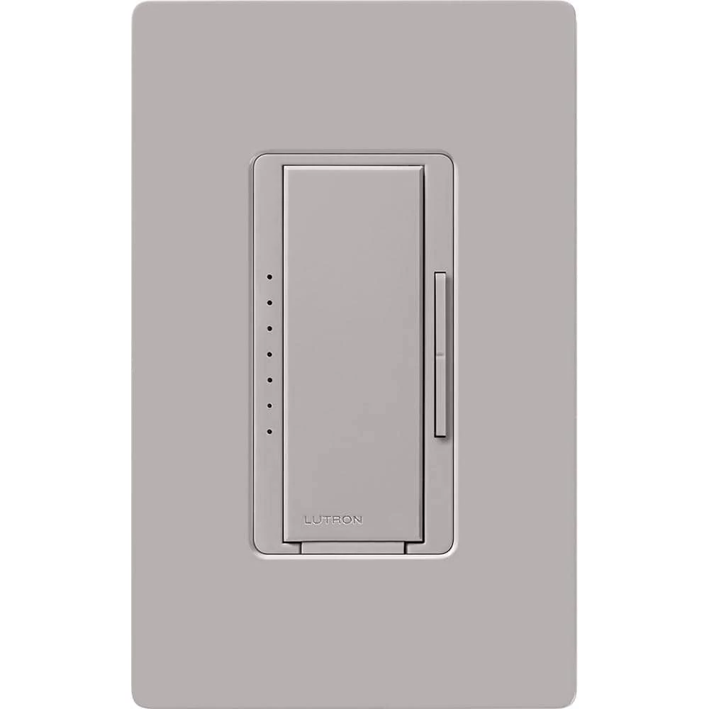Maestro LED+ Dimmer Switch for Dimmable LED, Halogen and Incandescent Bulbs, Single-Pole or Multi-Location, Gray by Lutron - Image 4