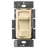 Skylark Contour LED+ Dimmer Switch for Dimmable LED, Halogen and Incandescent Bulbs, Single-Pole or 3-Way, Ivory by Lutron