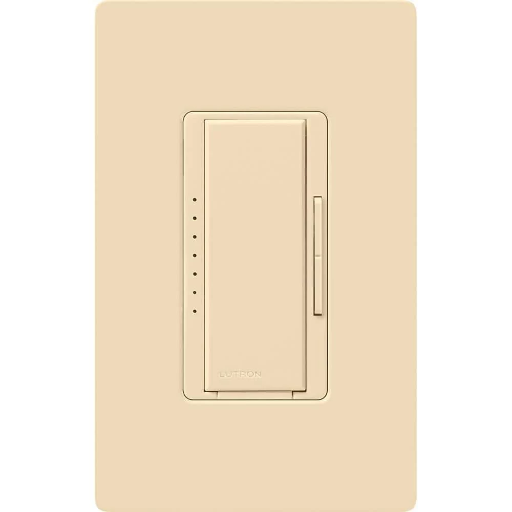 Maestro LED+ Dimmer Switch for Dimmable LED, Halogen and Incandescent Bulbs, Single-Pole or Multi-Location, Ivory by Lutron - Image 4
