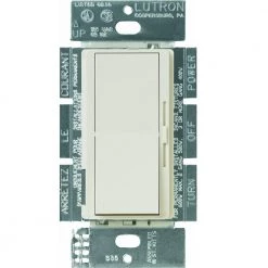 Diva Electronic Low Voltage Dimmer, 300-Watt, Single-Pole, Light Almond by Lutron