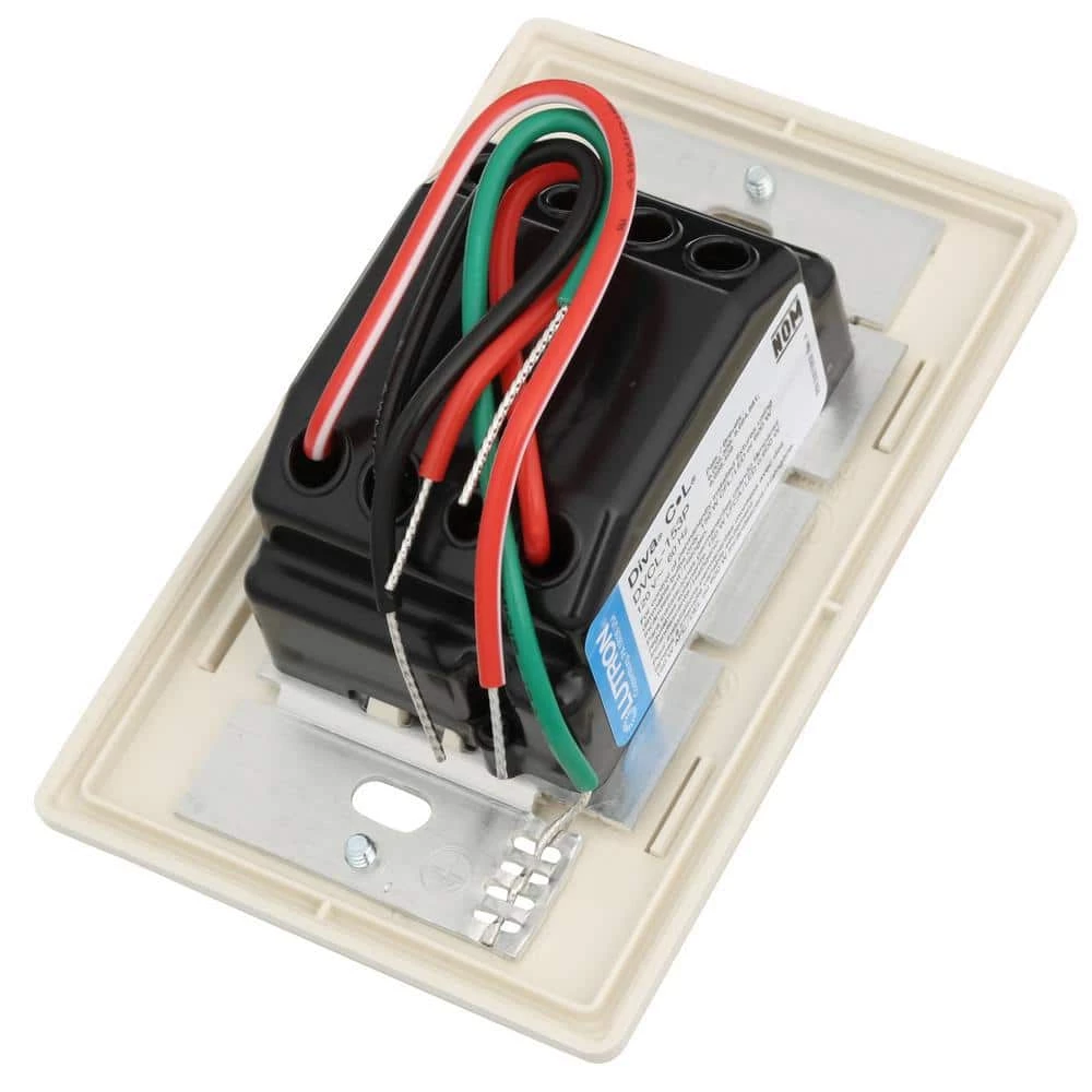 Diva LED+ Dimmer Switch for Dimmable LED, Halogen and Incandescent Bulbs, Single-Pole or 3-Way, Light Almond (2-Pack) by Lutron - Image 12