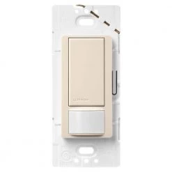 Maestro 2 Amp Motion Sensor Switch, Single-Pole, Light Almond by Lutron