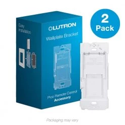 Caseta Wireless Wallplate Bracket for Pico Remote (2-Pack) by Lutron