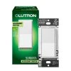 Sunnata On/Off Accessory Switch, only for use with Sunnata LED+ Dimmers, White by Lutron