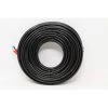 100 ft. CAT 7 S/FTP Ethernet Cable - 26 AWG, 10 Gbps, Gold Plated Contacts, RJ45, 99.99% OFC Copper, Black by QualGear