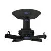 Pro-AV Projector Mount Kit with a Single Joist Ceiling Adapter, 3 in. 1.5 in., Black by QualGear