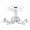 Pro-AV Projector Mount Kit with a Single Joist Ceiling Adapter, 3 in. 1.5 in., White by QualGear
