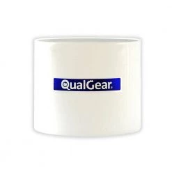 Pro-AV 1.5 in. NPT Threaded Pipe Connector Projector Accessory, White by QualGear