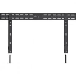 Universal Ultra Slim Low Profile Fixed Wall Mount for 37 in.-70 in. TVs, Black by QualGear