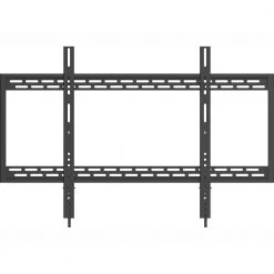 Heavy Duty Fixed TV Wall Mount for 60 in.-100 in. Flat Panel and Curved TVs UL Listed, Black by QualGear