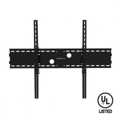 Heavy Duty Tilting TV Wall Mount for 60 in. - 100 in. Flat Panel and Curved TVs, Black [UL Listed] by QualGear