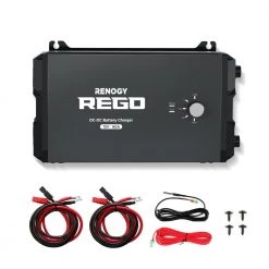 Rego 12-Volt 60 Amp 800-Watt DC-DC Solar Battery Charger for AGM SLD Flooded Gel Lithium, Plug and Play Connection by Renogy