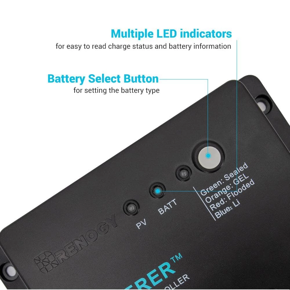 Wanderer Li 30 Amp PWM Charge Controller by Renogy - Image 2