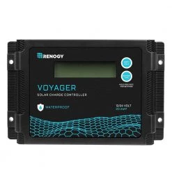 12/24-Volt Voyager 20 Amp PWM Waterproof Solar Charge Controller by Renogy