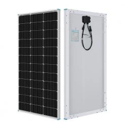 100-Watt 12-Volt Monocrystalline Solar Panel with High-Efficiency Module for RV Battery Boat Caravan Solar System by Renogy