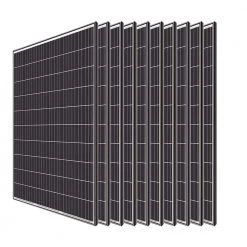 10Pcs 320-Watt Monocrystalline Solar Panel for RV Boat Shed Farm Home House Rooftop Residential Commercial House by Renogy