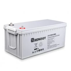 Deep Cycle AGM Battery 12-Volt 200Ah Safe Charge Most Home Appliances for RV, Off-Grid Solar System, Maintenance-Free by Renogy