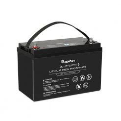 12V 100Ah LiFePO4 Deep Cycle Lithium Battery w/ Built-In Bluetooth BMS 2000 Cycles, Backup Power Perfect for Off-Grid by Renogy