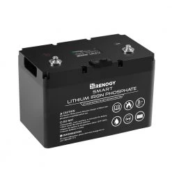 12-Volt 100Ah Smart LiFePO4 Lithium-Iron Phosphate Battery w/ Self-Heating Function for Off-Grid Applications by Renogy