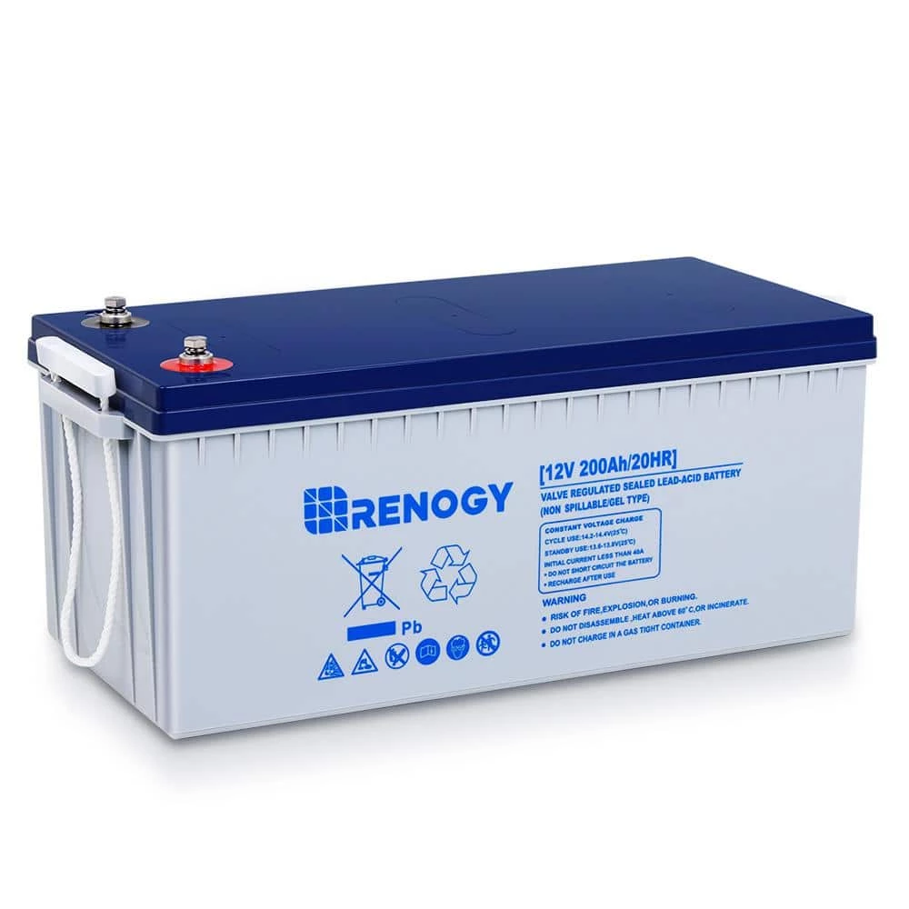 12-Volt 200 Ah Deep Cycle Hybrid GEL Battery by Renogy