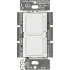 Maestro 300-Watt Single-Pole Dual Dimmer - Snow by Lutron