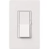Diva Fan Control and Light Switch for LEDs, CFLs, Incandescent and Halogen Bulbs, with Wallplate, White by Lutron