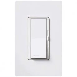 Diva 3-Speed Fan Control with Wallplate Switch, Single-Pole, White by Lutron