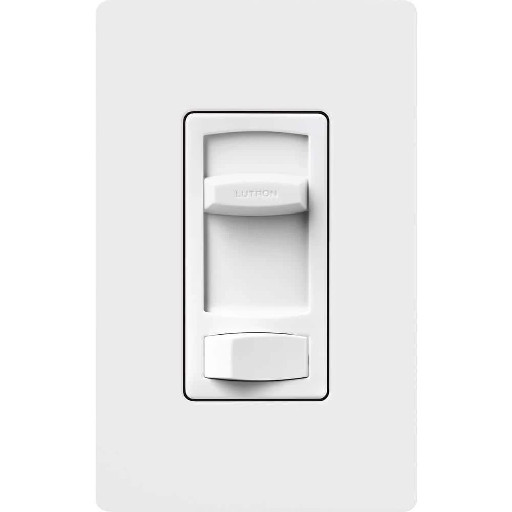 Skylark Contour 600-Watt Single-Pole Preset Dimmer - White by Lutron - Image 3