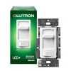 Skylark Contour LED+ Dimmer Switch for Dimmable LED Bulbs, Single-Pole/3-Way, Easy-Open Pro Box, White by Lutron