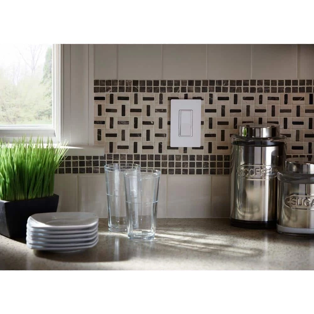 Diva LED+ Dimmer Switch for Dimmable LED, Halogen and Incandescent Bulbs, Single Pole or 3 Way, White (2 Pack) by Lutron - Image 4