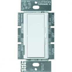 Diva Electronic Low Voltage Dimmer, 300-Watt, Single-Pole, White by Lutron