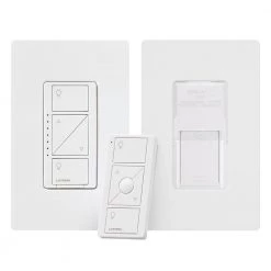 Caseta Wireless Smart Lighting Dimmer Switch and Pico Remote 3-Way Mounting Kit by Lutron