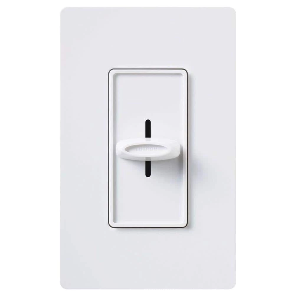 Skylark 600-Watt Single-Pole Slide-to-Off Dimmer - White by Lutron - Image 3