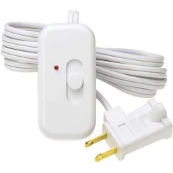 Credenza Plug-In Dimmer for Incandescent and Halogen with Locator Light, White by Lutron