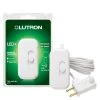 Credenza 100-Watt Plug-In Lamp CFL-LED Dimmer - White by Lutron